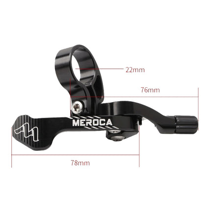 MEROCA Bicycle Telescoping Pipeline Controller Lifting Sitting Pipeline Control Switch(Black Blue)-garmade.com