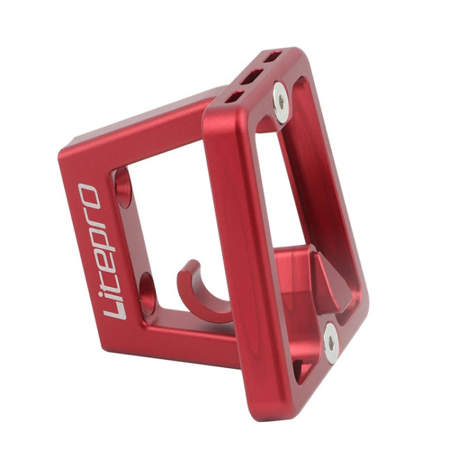 Litepro Split Pig Nose Rest Aluminum Alloy Front Shelf Installed Seat(Red)-garmade.com