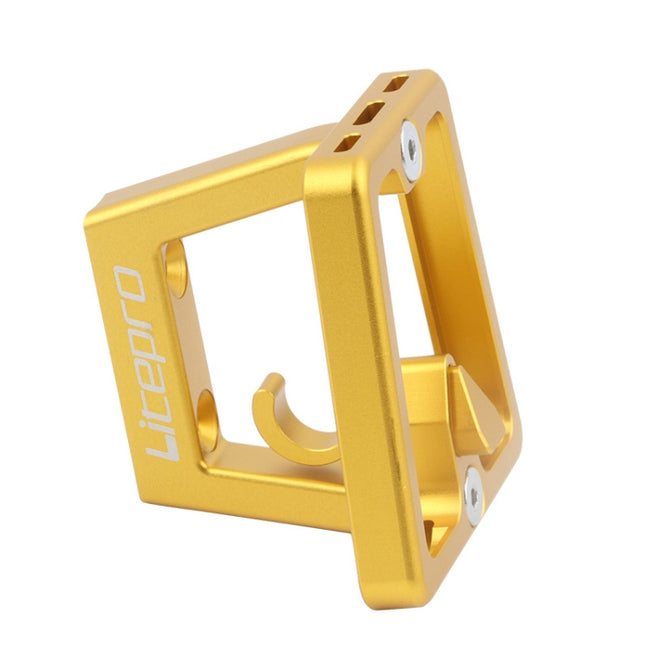 Litepro Split Pig Nose Rest Aluminum Alloy Front Shelf Installed Seat(Gold)-garmade.com