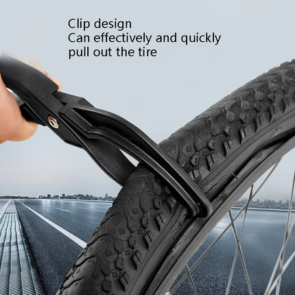 Bicycle Tire Pliers Loaded Tire Repair Tools Mountain Bike Clip Tire Pliers(Black)-garmade.com