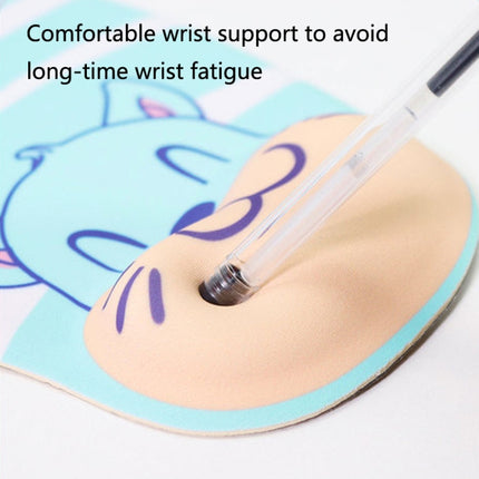 2 PCS Silicone Comfortable Padded Non-Slip Hand Rest Wristband Mouse Pad, Colour: Blue-garmade.com