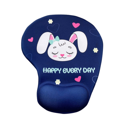 2 PCS Silicone Comfortable Padded Non-Slip Hand Rest Wristband Mouse Pad, Colour: Rabbit-garmade.com