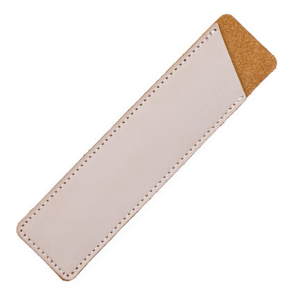 2 PCS Mori Series Handmade Leather Pencil Case Retro Pen Case Stationery(Fog Wax Brown)-garmade.com