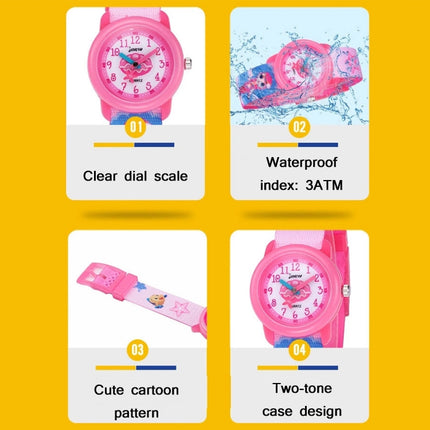 JNEW A369-86355 Children Cartoon Waterproof Quartz Watch(Mermaid)-garmade.com