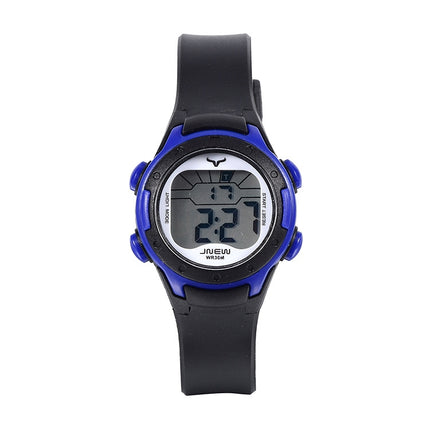 JNEW 9688-5 Children Multi-Function Colorful Backlight Waterproof Sports Electronic Watch(Black)-garmade.com