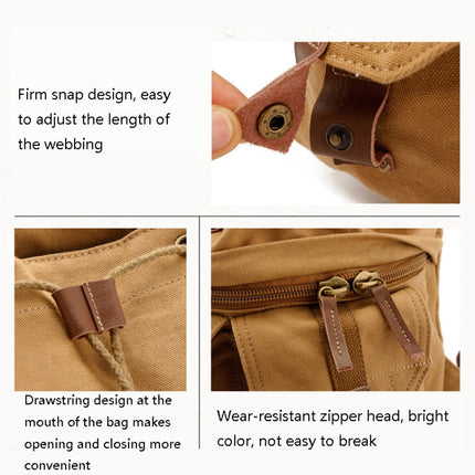 FB-1235-32 SLR Camera Canvas Bag Casual Shoulder Digital Bag(Green)-garmade.com