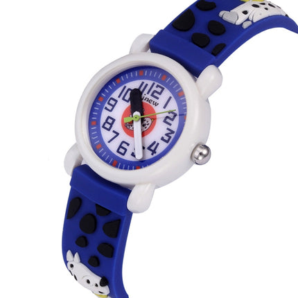 JNEW A335-86219 Children Silicone Jelly Cartoon Quartz Watch(Spotted Dog)-garmade.com