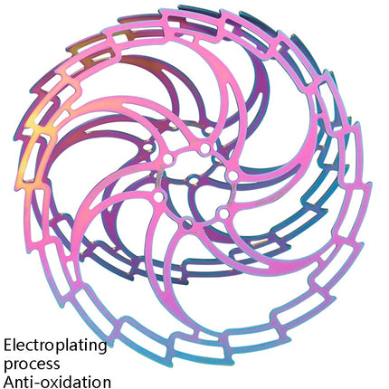 IIIPRO Bike Disc Mountain Bike Hollow Disc Dish Six Nail Brake Pad, Style: 160mm-garmade.com