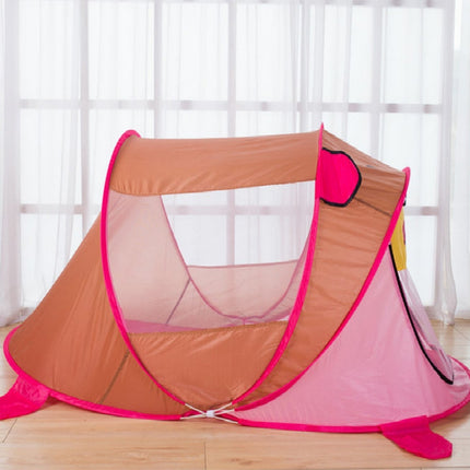 Children Cartoon Game House Foldable Game Tent(Pink Bear)-garmade.com