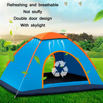 Outdoor Camping Beach Rainproof Sun-proof Automatic Quick Install Tent For Single People(Blue)-garmade.com