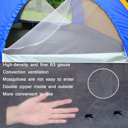Outdoor Camping Beach Rainproof Sun-proof Automatic Quick Install Tent For 3-4 People(Blue)-garmade.com