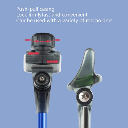 2 PCS Quick Release Bracket Rear-Hanging Fishing Rod Antenna Pole(Red)-garmade.com