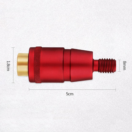 2 PCS Dip Net Anti-Rotation Joint Connector Dip Net Rod Quick Joint(Red)-garmade.com