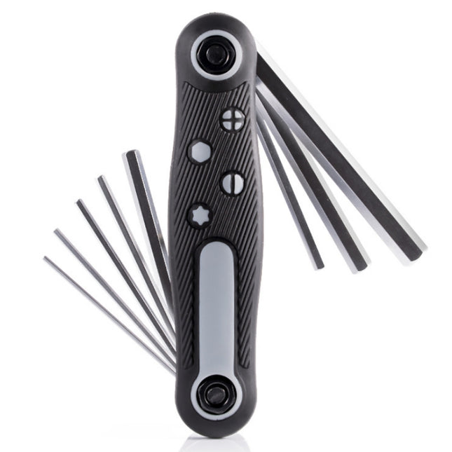 8 In 1 Bicycle Repair Portable Folding Allen Wrench(Inner Hexagon)-garmade.com