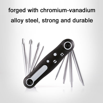 8 In 1 Bicycle Repair Portable Folding Allen Wrench(Phillips Slotted)-garmade.com