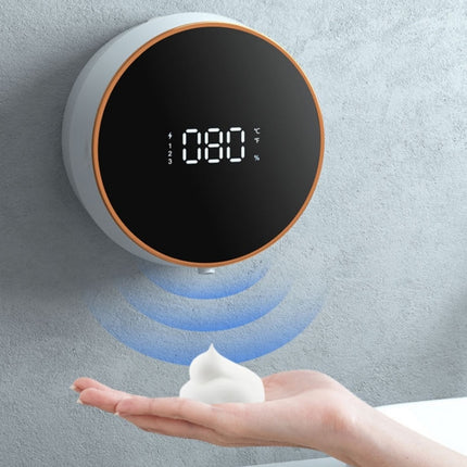 W1 Wall-Mounted Smart Infrared Sensor USB Charging Foam Soap Dispenser(White)-garmade.com