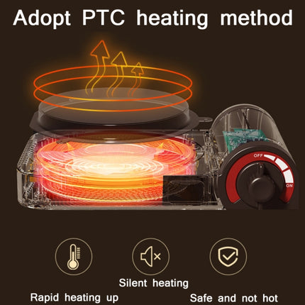 Gas Stove Shape Warming Cup Mat Desktop Heating Constant Temperature Timing Water Cup Heating Base,CN Plug(White)-garmade.com
