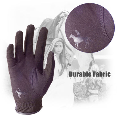 Boodun L281075C Horse Riding Gloves Wear-Resistant Non-Slip Equestrian Gloves, Size: L(Brown)-garmade.com