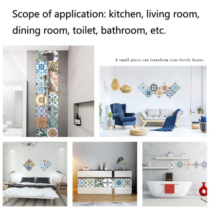 Thickened Wall Stickers Wallpaper Self-Adhesive PVC Floor Tile Stickers Waterproof And Wear-Resistant Floor Stickers(E)-garmade.com