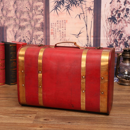Wooden Portable Certificate Sundries Storage Box Photo Studio Shooting Props，Specification： 1622-03 Red Phnom Penh Large-garmade.com