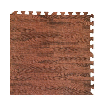 10 PCS Children Bedroom Household Foam Stitching Crawling Floor Non-Slip Mat, Size: 30x30x1.2cm(Dark Wood Grain)-garmade.com