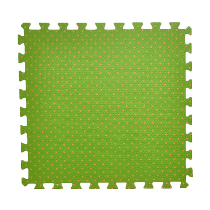 10 PCS Children Bedroom Household Foam Stitching Crawling Floor Non-Slip Mat, Size: 30x30x1.2cm(Green Dots)-garmade.com