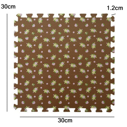 10 PCS Children Bedroom Household Foam Stitching Crawling Floor Non-Slip Mat, Size: 30x30x1.2cm(Green Dots)-garmade.com