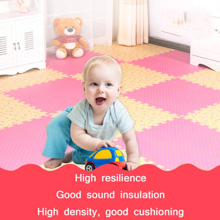 10 PCS Children Bedroom Household Foam Stitching Crawling Floor Non-Slip Mat, Size: 30x30x1.2cm(Dark Wood Grain)-garmade.com