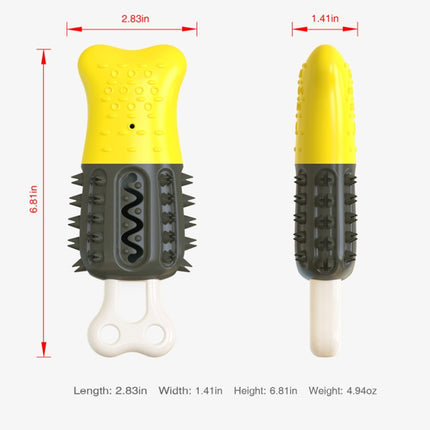 Dog Molars Teeth Stick Chewing Dog Toothbrush To Cool Down Popsicle Toy(Lake Blue)-garmade.com