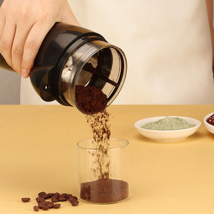 QL-020 150W Household Cereals Superfine Grinder Medicinal Powder Machine Electric Coffee Grinder， UK Plug 220V(Black)-garmade.com