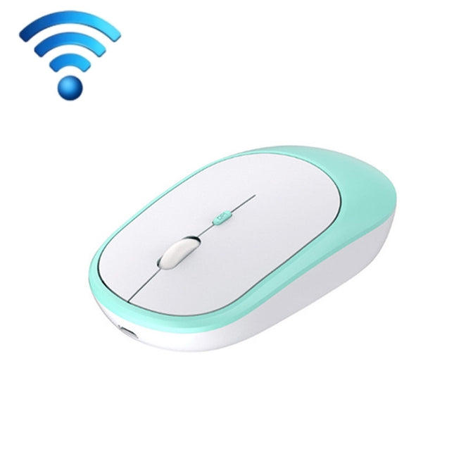 M030 4 Keys 1600DPI Laptop Office Mute Mouse, Style: Wireless (Blue)-garmade.com