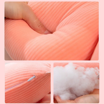 Small Daisy Flower Soft Elastic Cushion Pillow 37cm(Pink)-garmade.com