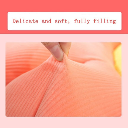 Small Daisy Flower Soft Elastic Cushion Pillow 53cm(Pink)-garmade.com