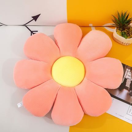Small Daisy Flower Soft Elastic Cushion Pillow 72cm(Pink)-garmade.com