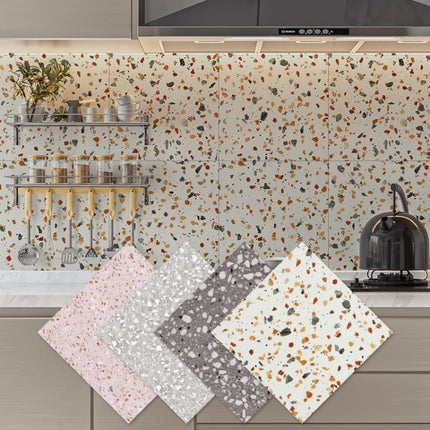 5 PCS Kitchen Oil And Waterproof Stickers Ceramic Tile Stove High Temperature Self-Adhesive Wall Stickers, Specification: Sequins Style(SMS-004)-garmade.com