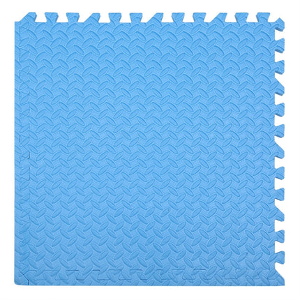 10 PCS Household Children Bedroom Stitching Leaf Pattern Thick Foam Crawling Mat, Size: 30x2.5cm(Blue)-garmade.com