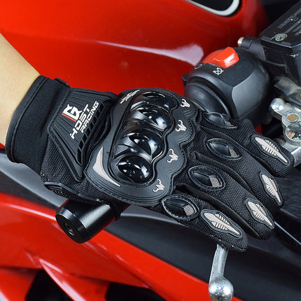 GHOST RACING GR-ST04 Motorcycle Gloves Anti-Fall Full Finger Riding Touch Gloves, Size: M(Gray)-garmade.com