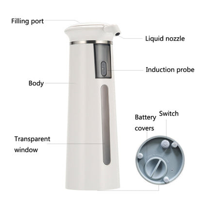 GM-TS2010 Automatic Sensor Soap Dispenser And Smart Hand Washing Device(White)-garmade.com