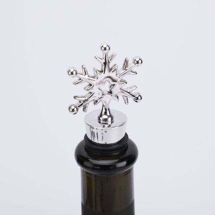 10 PCS Fresh-Keeping Sealed Red Wine Cork Champagne Stopper(Snowflake)-garmade.com