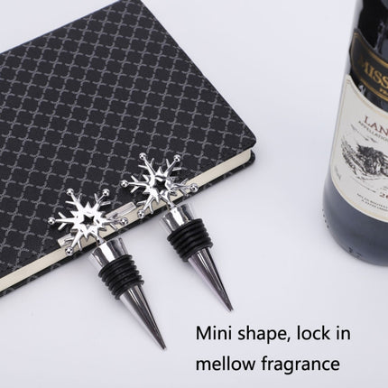 10 PCS Fresh-Keeping Sealed Red Wine Cork Champagne Stopper(Snowflake)-garmade.com