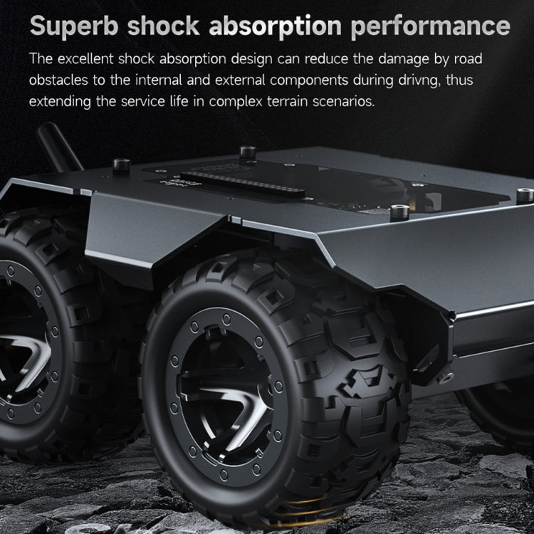 Expandable Wheel Rover Waveshare WAVE ROVER Flexible Expandable 4WD Mobile Robot Chassis, Onb ...