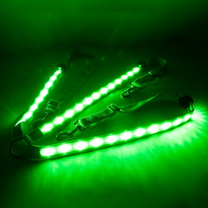 Outdoor Equestrian Equipment LED Light Chest Strap, Specification: Green-garmade.com