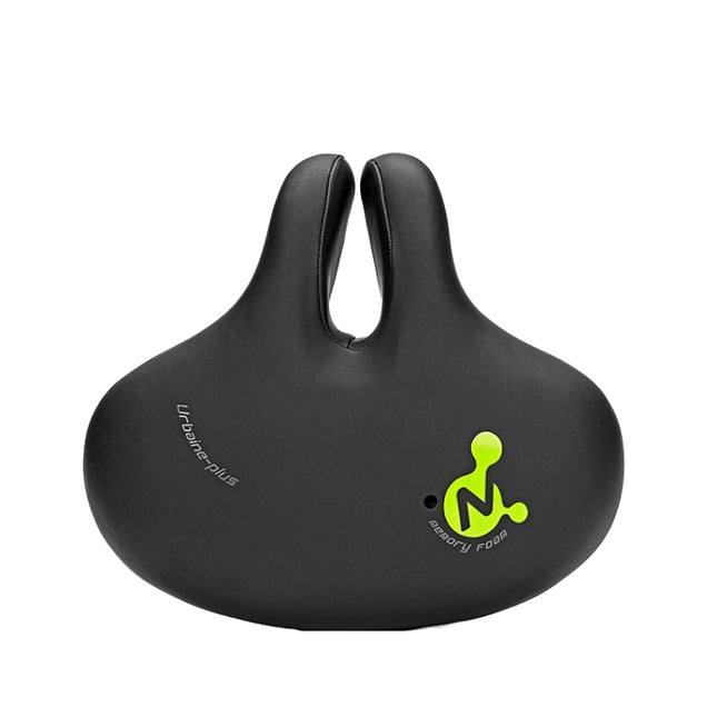 Bike No Nasal Seat Mountain Bike Saddle Comfortable Shock Absorption Bicycle Outdoor Cycling Accessories Saddle(Fluorescent Green)-garmade.com