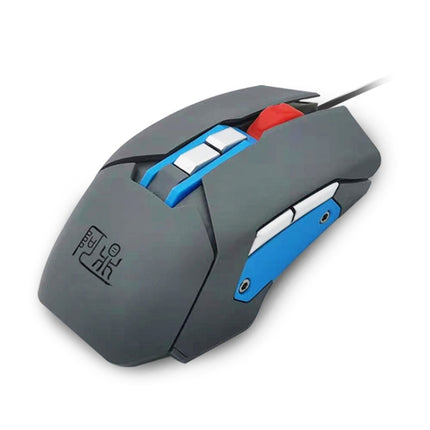 MOS9T 9 Keys 1600DPI Custom Mouse Built-in U Disk + Temperature Humidity Sensor, Cable Length: 2m-garmade.com