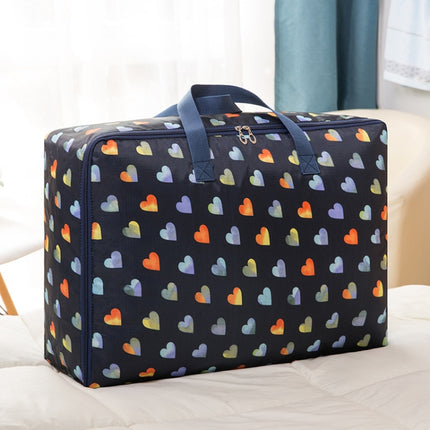 Oxford Cloth Quilt Moisture-Proof & Waterproof Storage Bag Zipper Portable Moving Luggage Bag, Specification: 60x50x25cm(Tibetan)-garmade.com