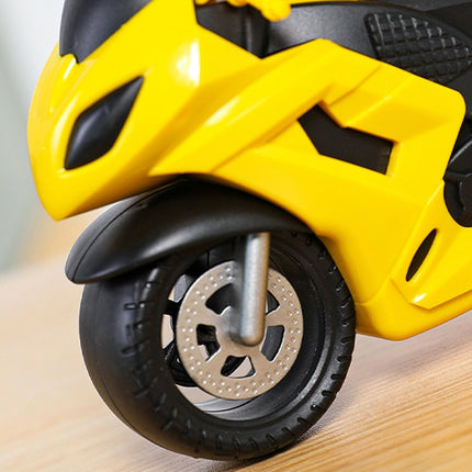 Motorcycle Alarm Clock Ornaments Creative Child Gift Clock(Red Motorcycle Racing)-garmade.com