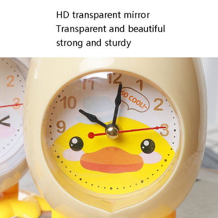 2 PCS RP001 Cartoon Chicken Eggshell Chicks Alarm Clock Student Gift Children Bedroom Ornaments(Yellow)-garmade.com