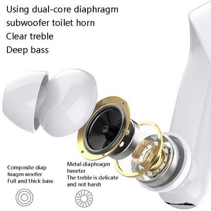 YX18 Bluetooth 5.1 Earhook Business Sport Single Ear Headphone(Black)-garmade.com