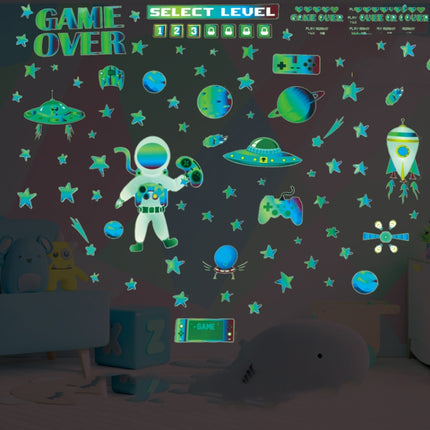 AFG3508 Universe Starry Sky Game Luminous Wall Sticker, Specification: Green-garmade.com