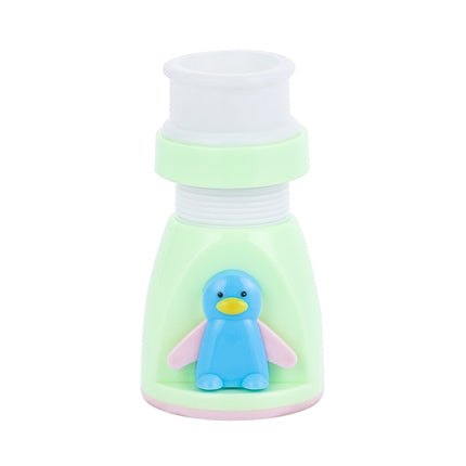 3 PCS Kitchen Penguin Cartoon Faucet Splash-Proof Shower Sprinkler Household Tap Water Extender Universal Water-Saving Filter(Green)-garmade.com